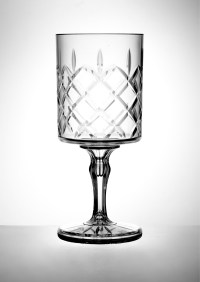 Elite Premium Kristal 12oz Wine Glass – clear polycarbonate, elegant and unbreakable, ideal for weddings